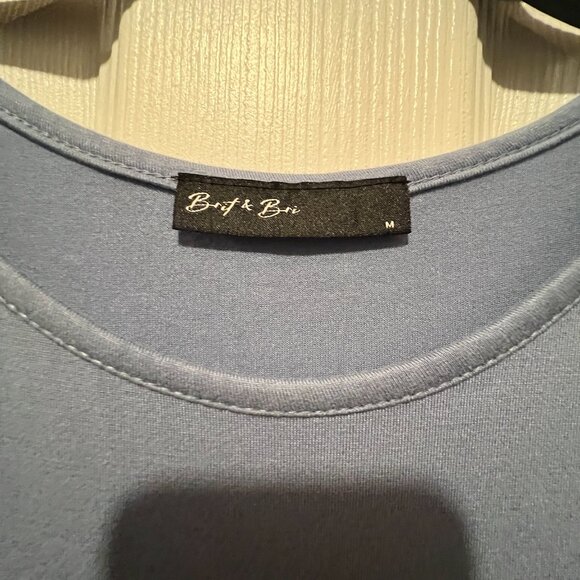 Brit and Bri Blue T Shirt Dress Size M - Picture 2 of 3